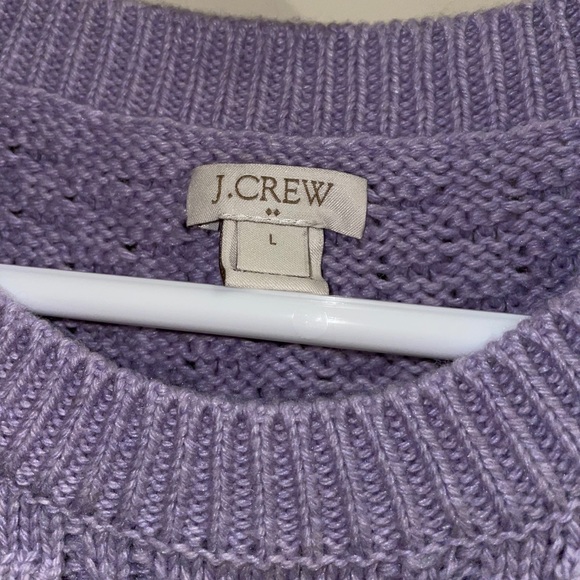 J. Crew Factory Lavender Cable Knit Sweater - Picture 4 of 6